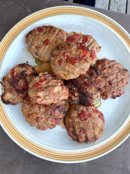 istock Grilled pork burgers 1498510956