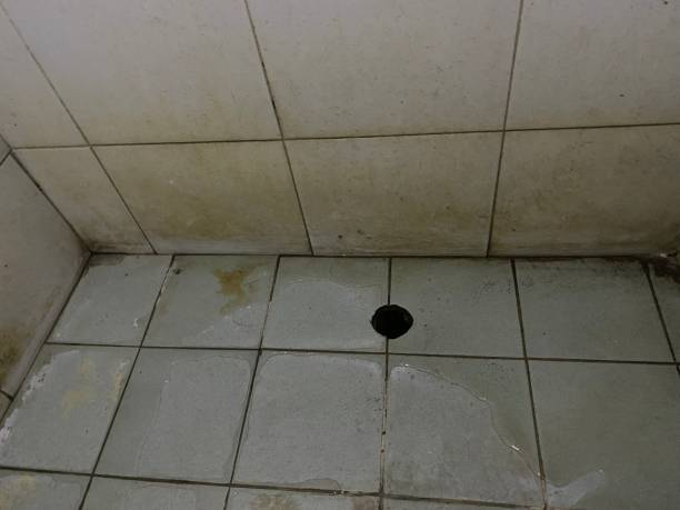 istock Ceramic wall and floor in the bathroom dirty 1498514371