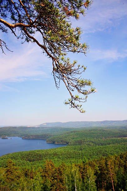 istock Forest rocks and lake landscape 149851483