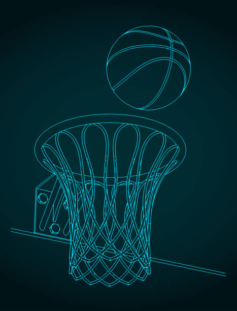 Free Stock Photo of Basketball Going Through the Rim of a Basketball ...