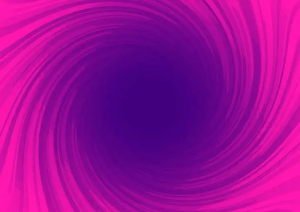 Vector illustration of Pink spiral glow abstract background
