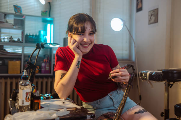 istock A confident tattoo artist in tattoo studio 1498528940