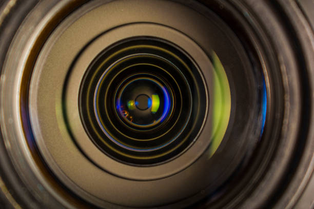 レンズのレンズの背景グレア - film industry ストックフォトと画像