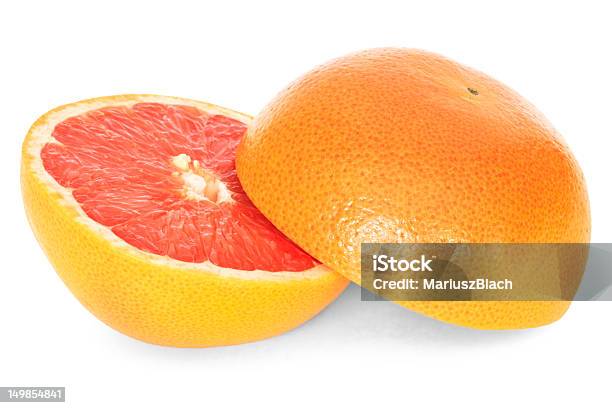 Grapefruit Stock Photo - Download Image Now - Citrus Fruit, Clipping Path, Cross Section