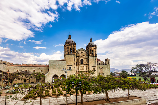 The Church and Convent of Santo Domingo de Guzmán  in the city of Oaxaca de Juárez (Mexico) is an example of New Spanish Baroque architecture. The first construction projects for the building date back to 1551