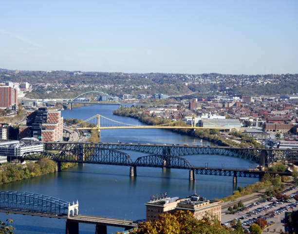 istock Wide shot of the Monongahela River 1498555969
