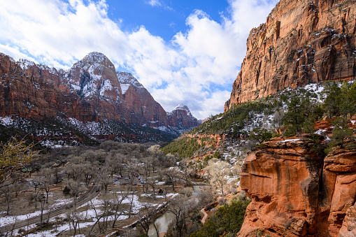 The Towers of the Virgin in Zion National Park