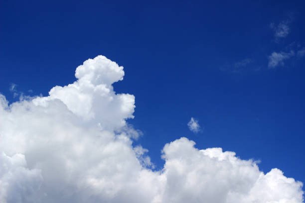 istock Blue sky with clouds background.It's beautiful and natural. 1498560912