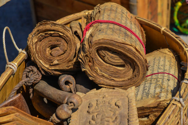 istock Ancient books for sale 1498586278