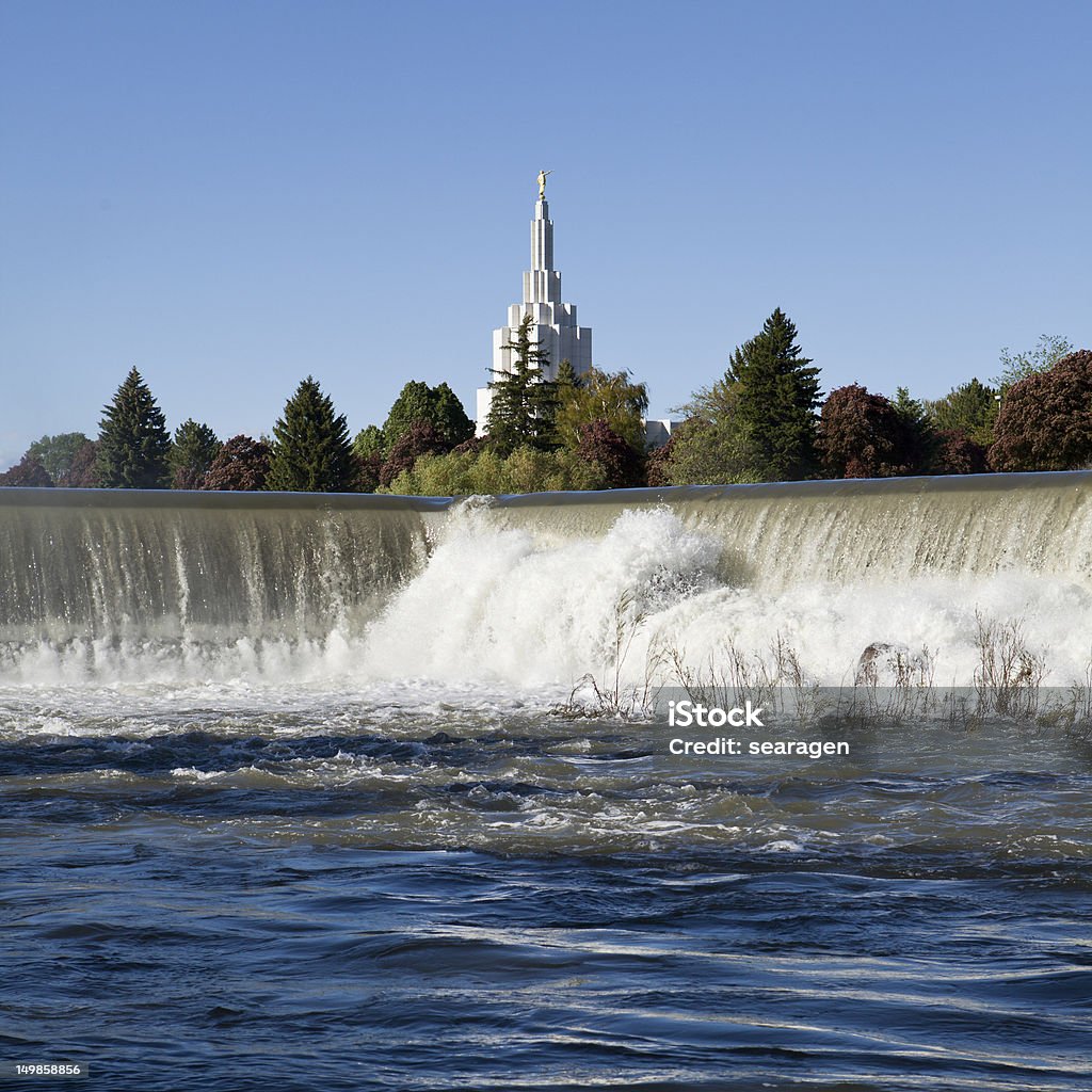 Idaho Falls riferimento - Foto stock royalty-free di Acqua