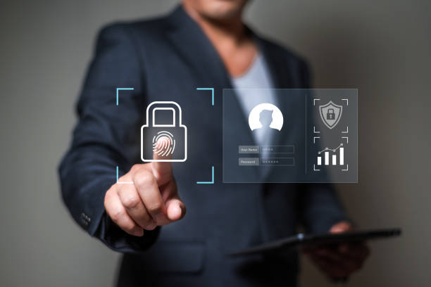 istock Concept of cyber security, information security and encryption, personal privacy and data protection,  secure Internet access, cybersecurity. 1498588997