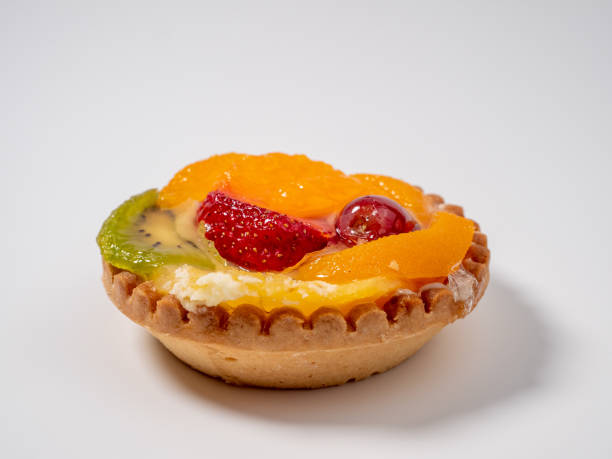istock Baking with fruits on a white background. 1498595746