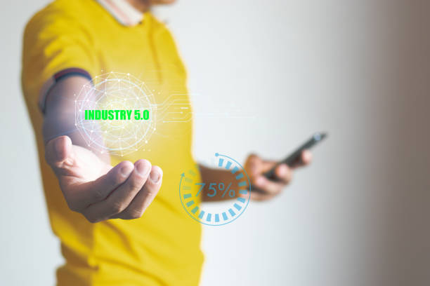 istock INDUSTRY 5.0 The Fifth Industrial Revolution Concept: Improving Production Efficiency Through Artificial Intelligence and Robotics 1498597549