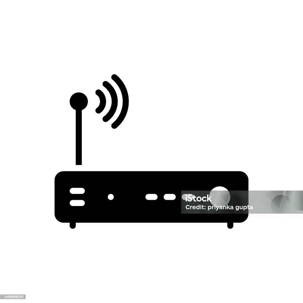 Dsl Internet Stock Illustration - Download Image Now - Equipment, Icon ...