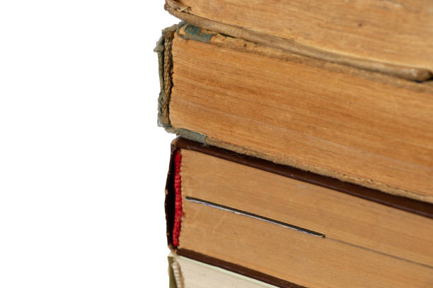 istock a stack of old books on an isolated background close-up 1498600232