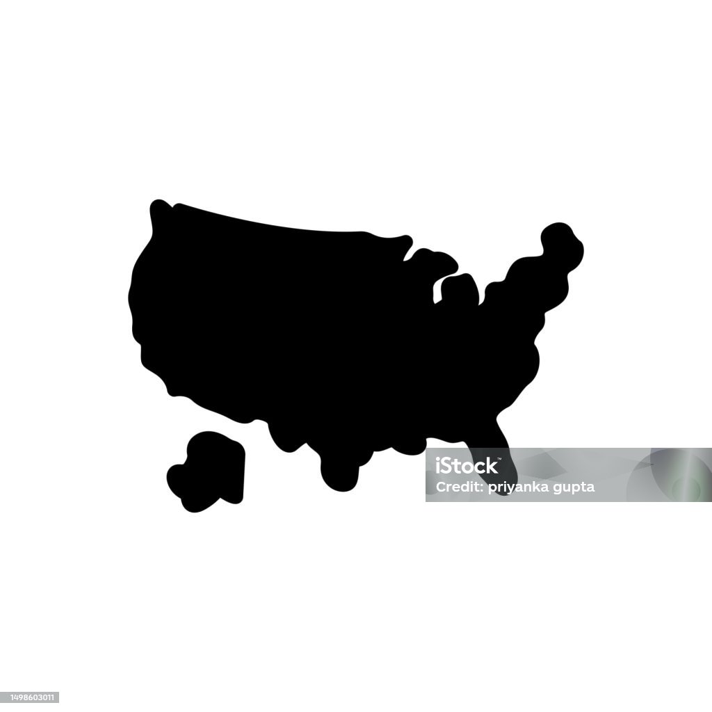 State Map Icon Image States Map Stock Illustration - Download Image Now - Icon Symbol ...