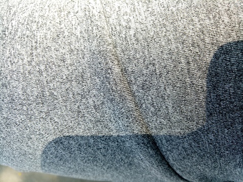Photo Of The Texture Of A Gray Sweatpants Stock Photo - Download Image ...