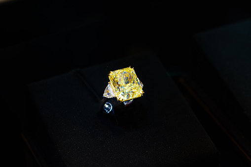 yellow diamond ring