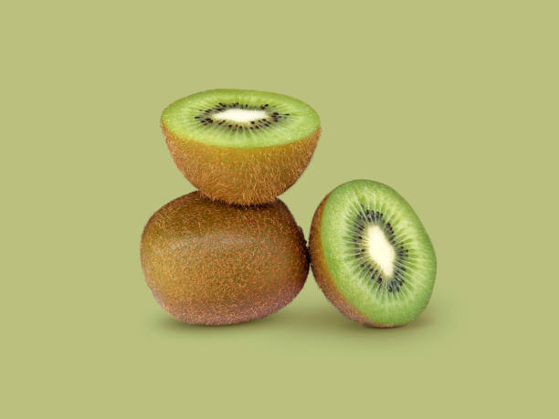 istock Kiwi food concept on green background 1498618294