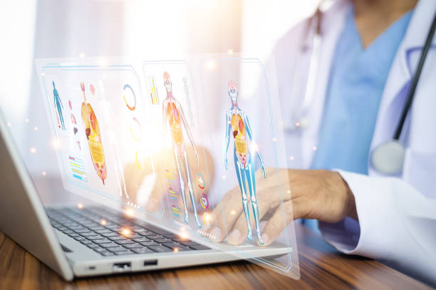 istock Doctor AI, artificial intelligence in modern medical technology and IOT automation. Doctor using AI document management concept. 1498618700