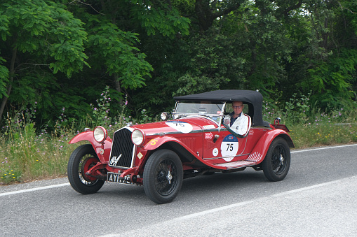 Mille Miglia Historical car race 2023\nThe most beautiful  car race in the World.\n\nSecond day From Cervia to Rome \nShot taken on the Conero Natural Park