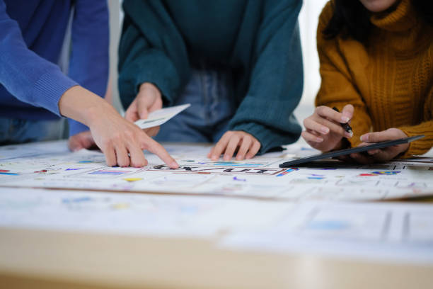 istock Start up business team brainstorming for important project in modern corporate office. 1498623798