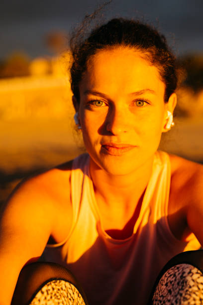 istock Female runner at the beach. 1498625922