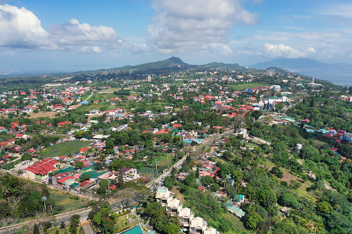 View over Tagaytay City in the Cavite province, Philippines.