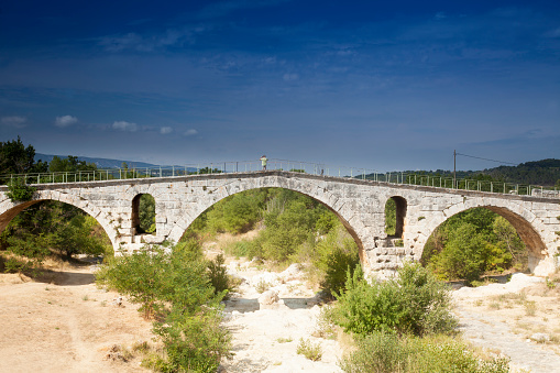 Roman bridge of Porto Torres, built in the Imperial Age