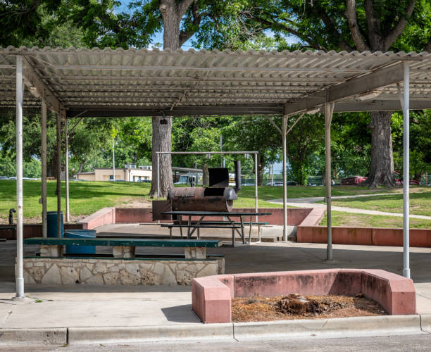 istock Public BBQ and Picnic area 1498629324