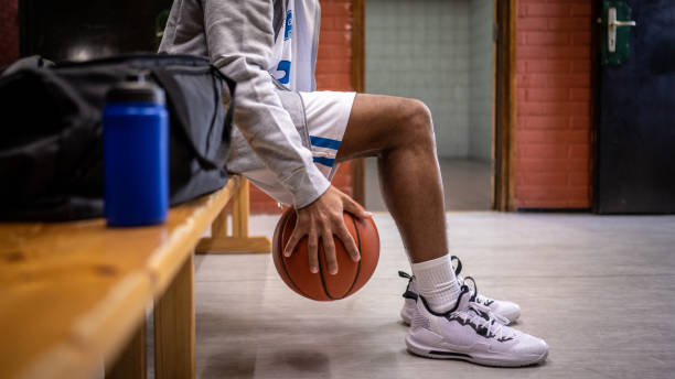 istock Sportsman holding ball 1498634474