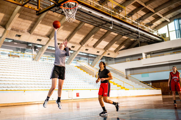 istock Female players playing basketball 1498634524