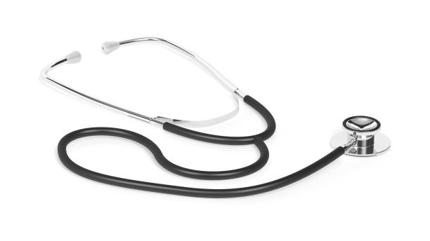 istock Stethoscope isolated on white background. Medical device. 1498635983