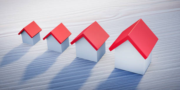 istock Red and white toy house 1498644781