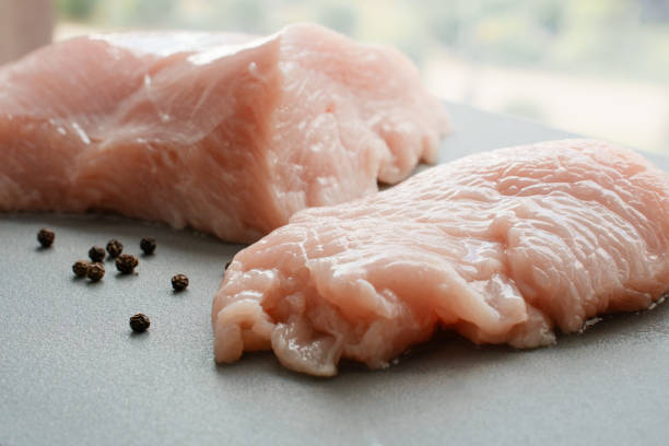 istock Fresh turkey meat on cooking board closeup 1498646975