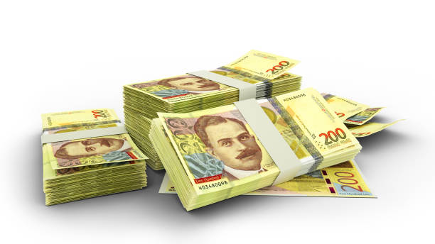 istock 3D Stack of 200 Georgian lari notes isolated on white background 1498647042