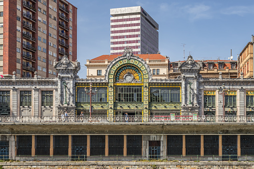 Facade of Bilbao-Abando train station