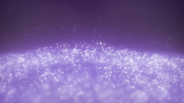 4K Abstract shiny particles background - Loopable