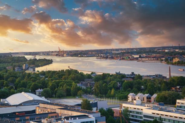 istock Old Town of Riga on dramatic sunrise, Latvia 1498652936