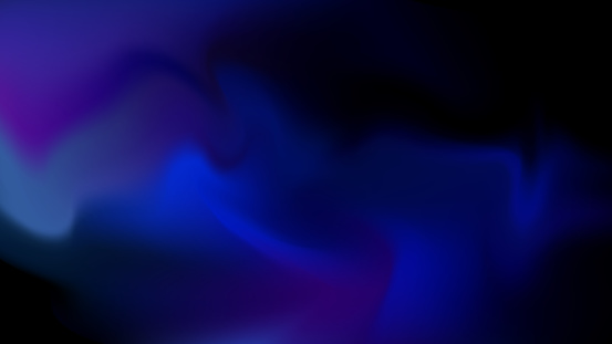Abstract dark blue blurred defocused gradient background with dynamic effect