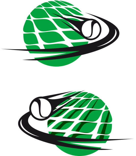 tennis-elemente - tennis wimbledon award sign stock-grafiken, -clipart, -cartoons und -symbole