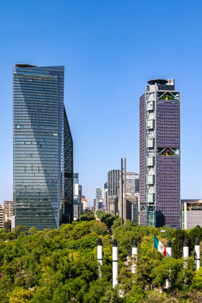 istock Skyscrapers at Mexico City financial district 1498702156