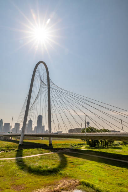 istock Sun shines over Margaret Hunt Hill Bridge in Dallas 1498705334
