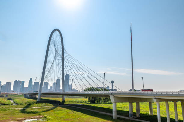istock Sun shines over Margaret Hunt Hill Bridge in Dallas 1498705391
