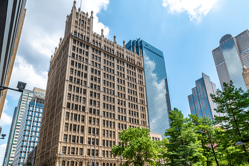 Variety of architecture in Dallas, Texas