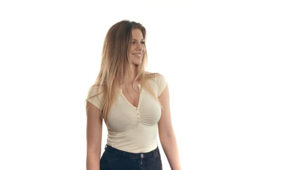 picture of beautiful woman in cotton underwear