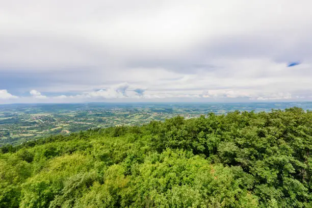 Photo of View From Kosmaj Mountain in Serbia.