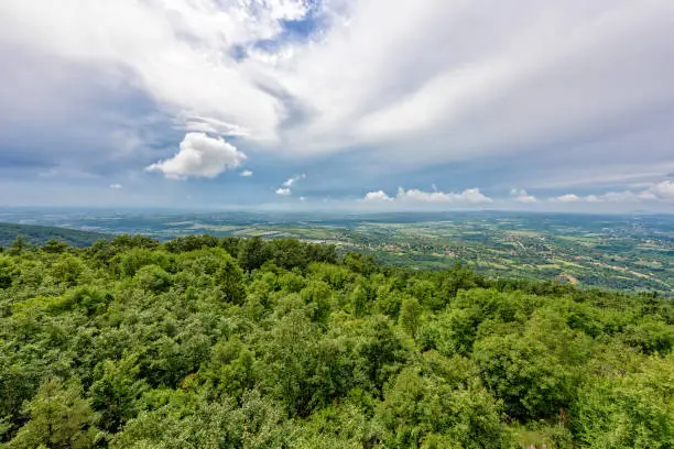 Photo of View From Kosmaj Mountain in Serbia.