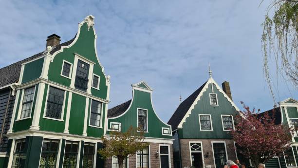 istock Zaanse Schans rural windmills, fields and river landscape 1498714166