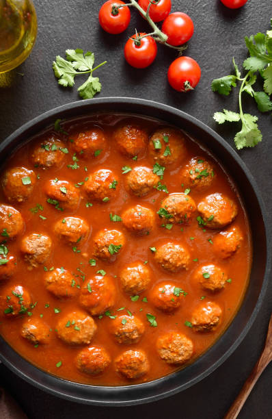 istock Meatballs with tomato sauce 1498716002